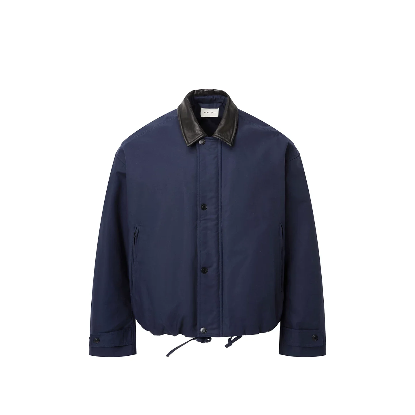 Leather Collar Blouson - Image 6
