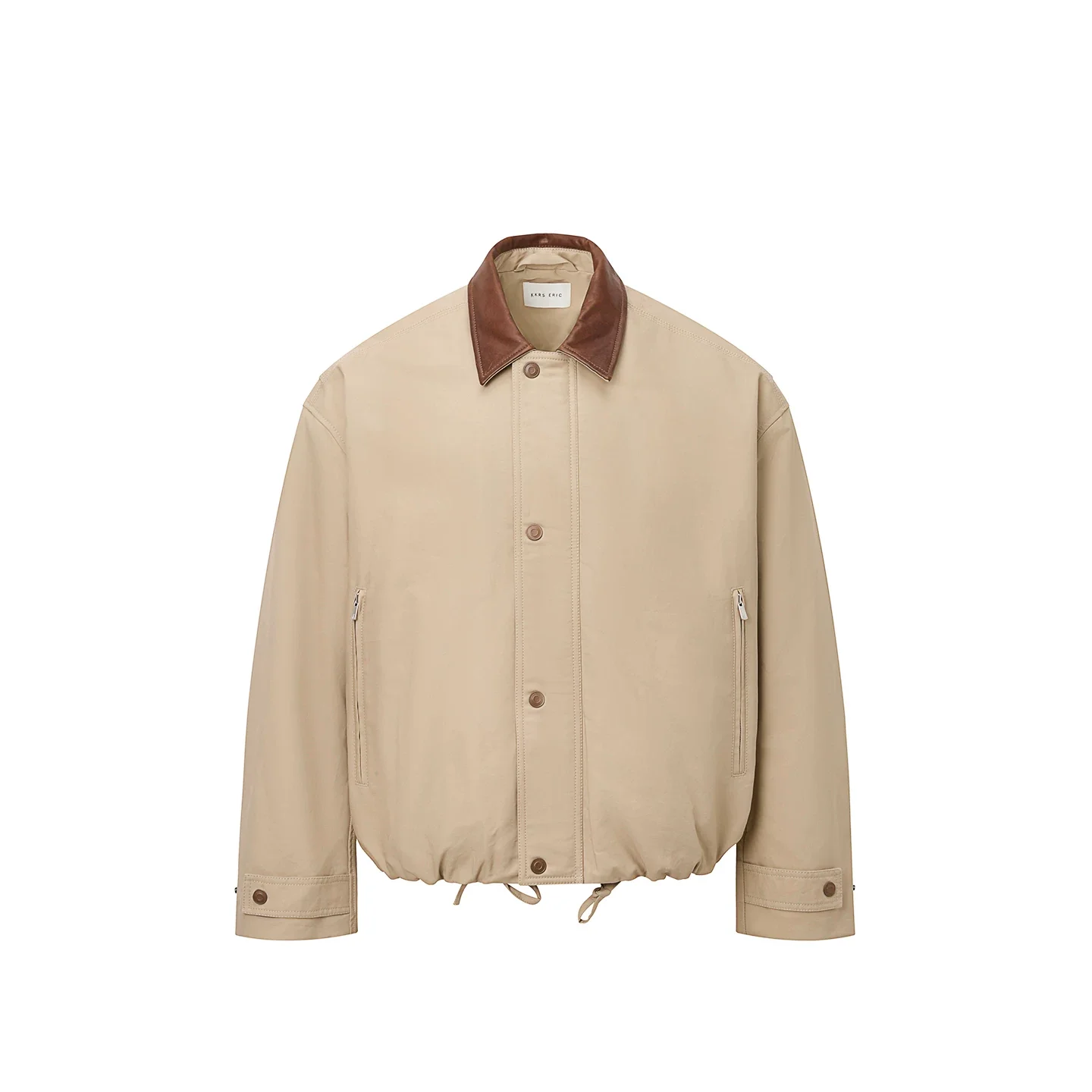 Leather Collar Blouson - Image 7