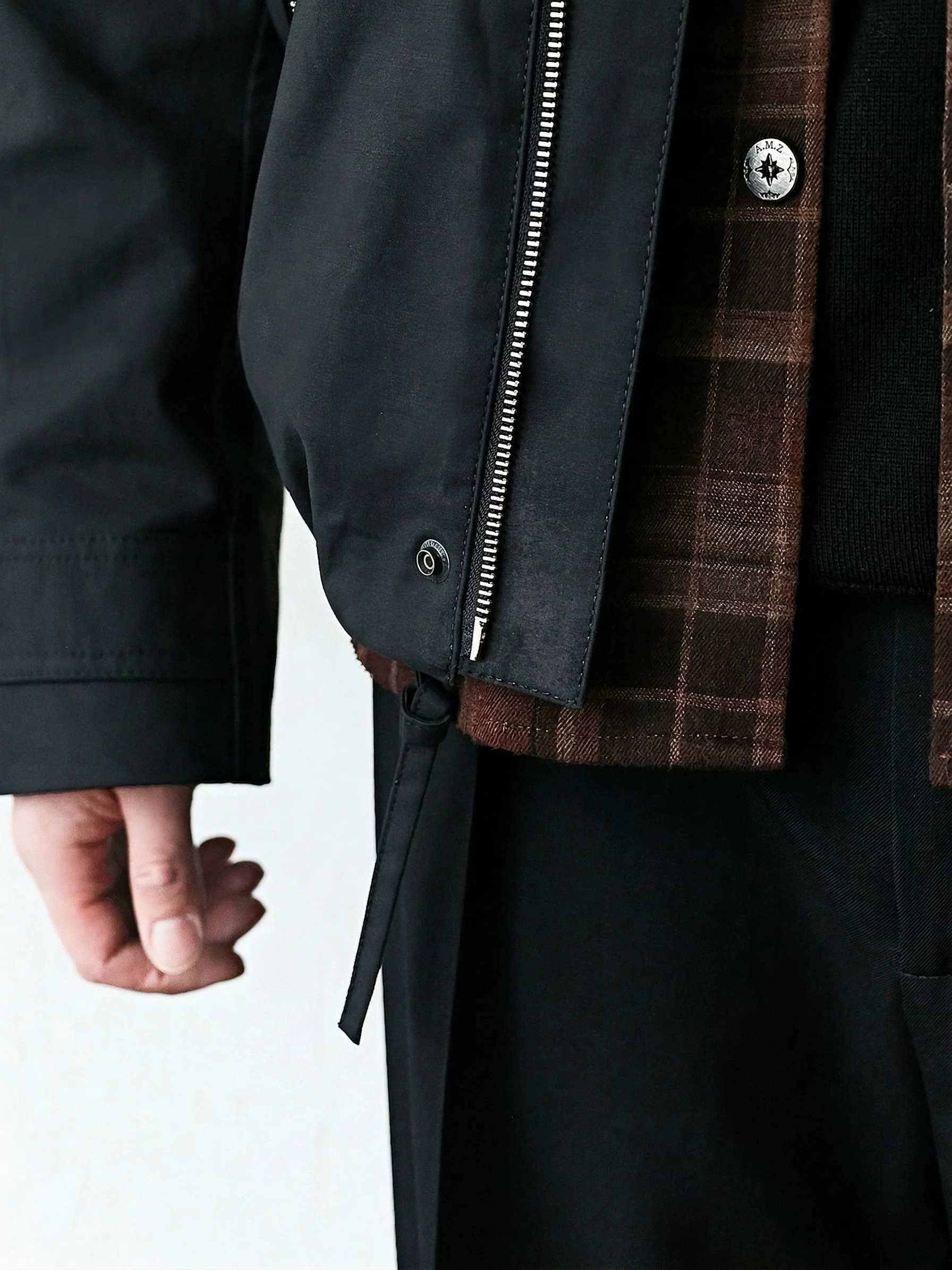 Leather Collar Jacket - Image 5