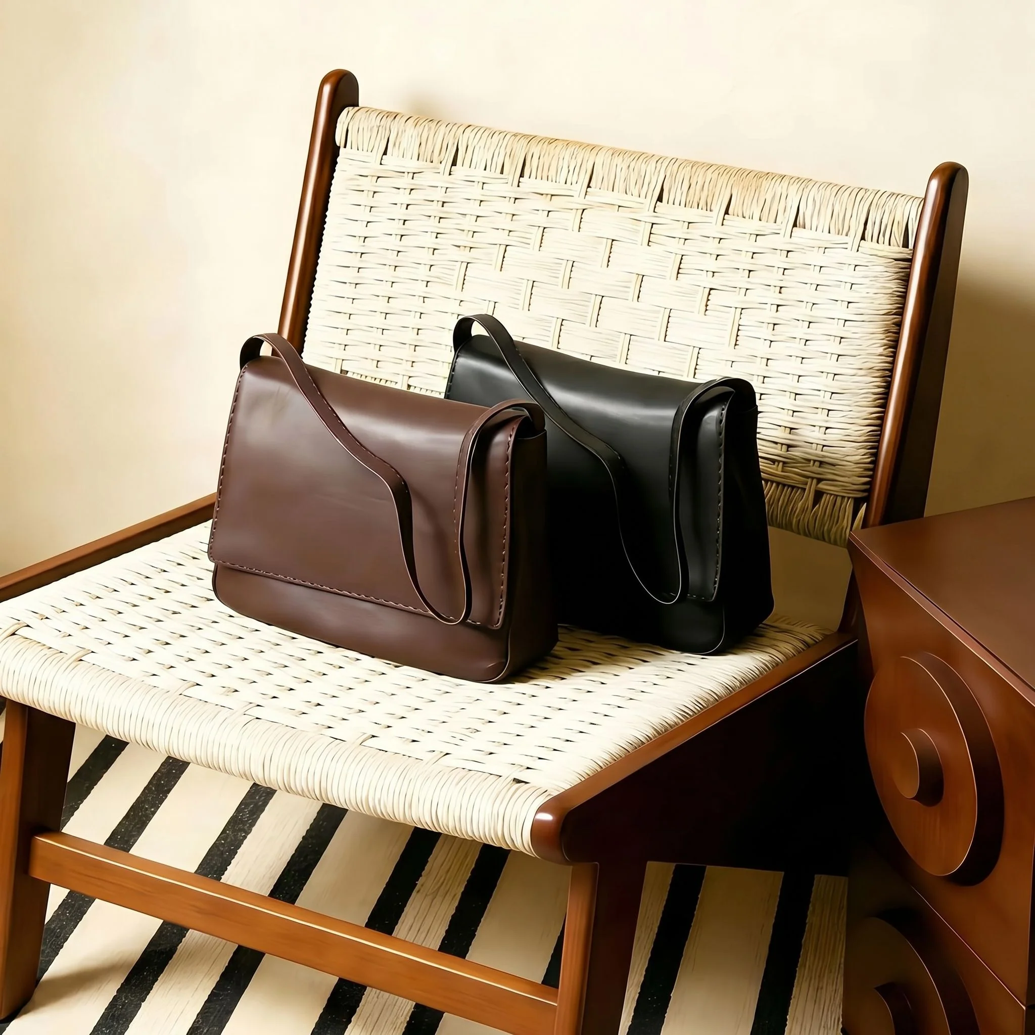 Leather Flap Bag