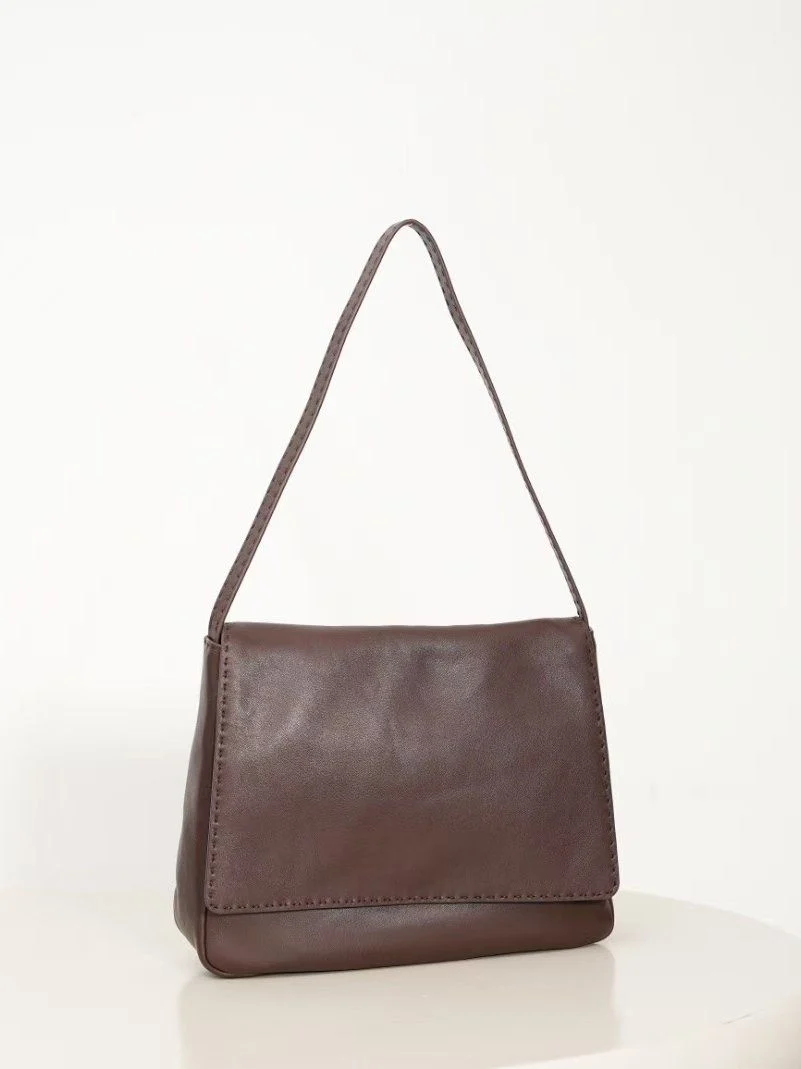 Leather Flap Bag - Image 2