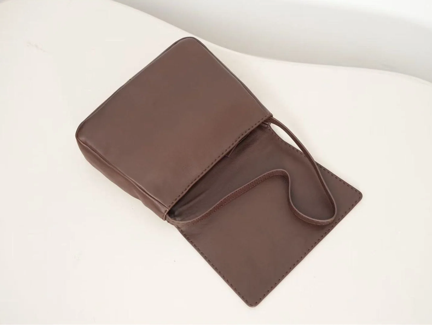 Leather Flap Bag - Image 4