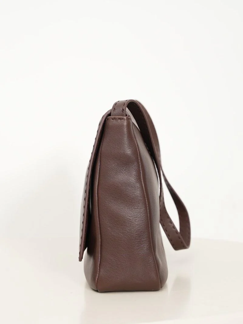 Leather Flap Bag - Image 5