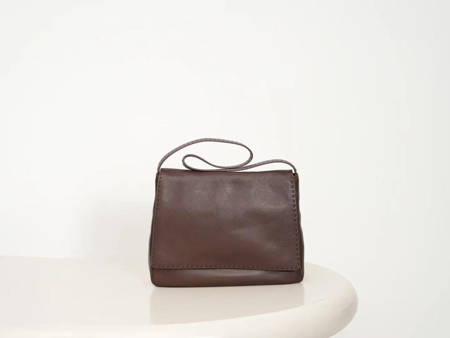 Leather Flap Bag - Image 6