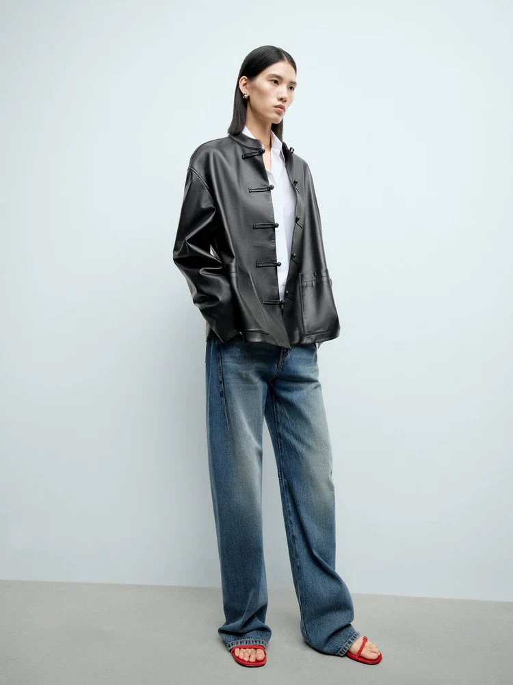 Leather Frog Jacket
