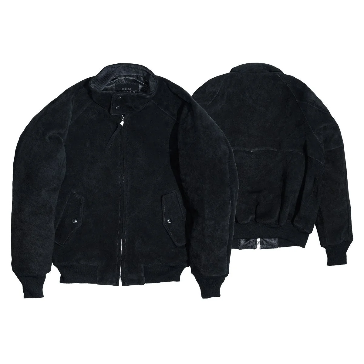 Leather Harrington Jacket - Image 4