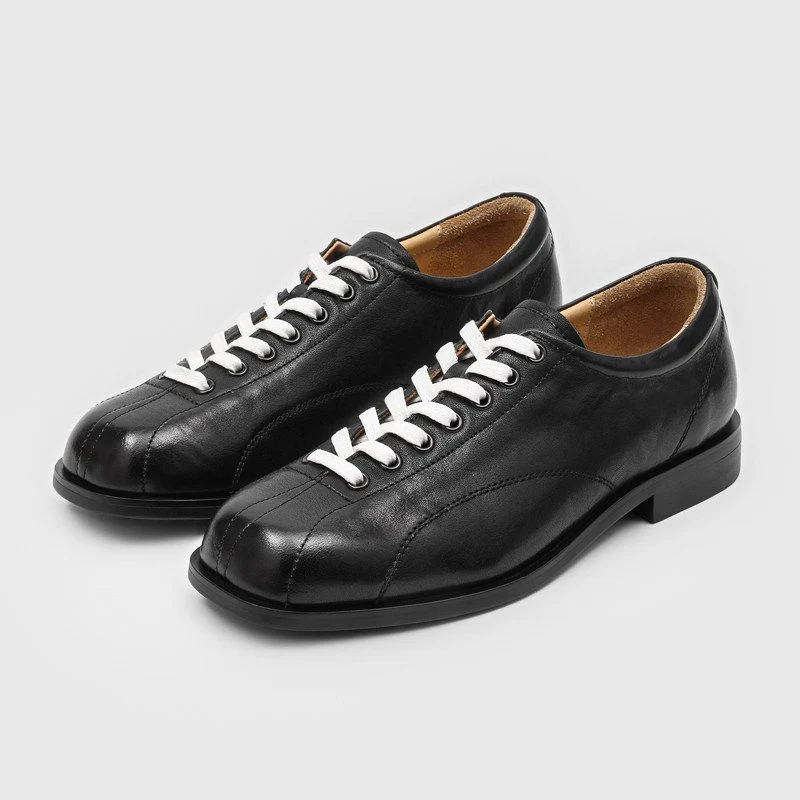 Leather Lace-Up Shoes - Image 4