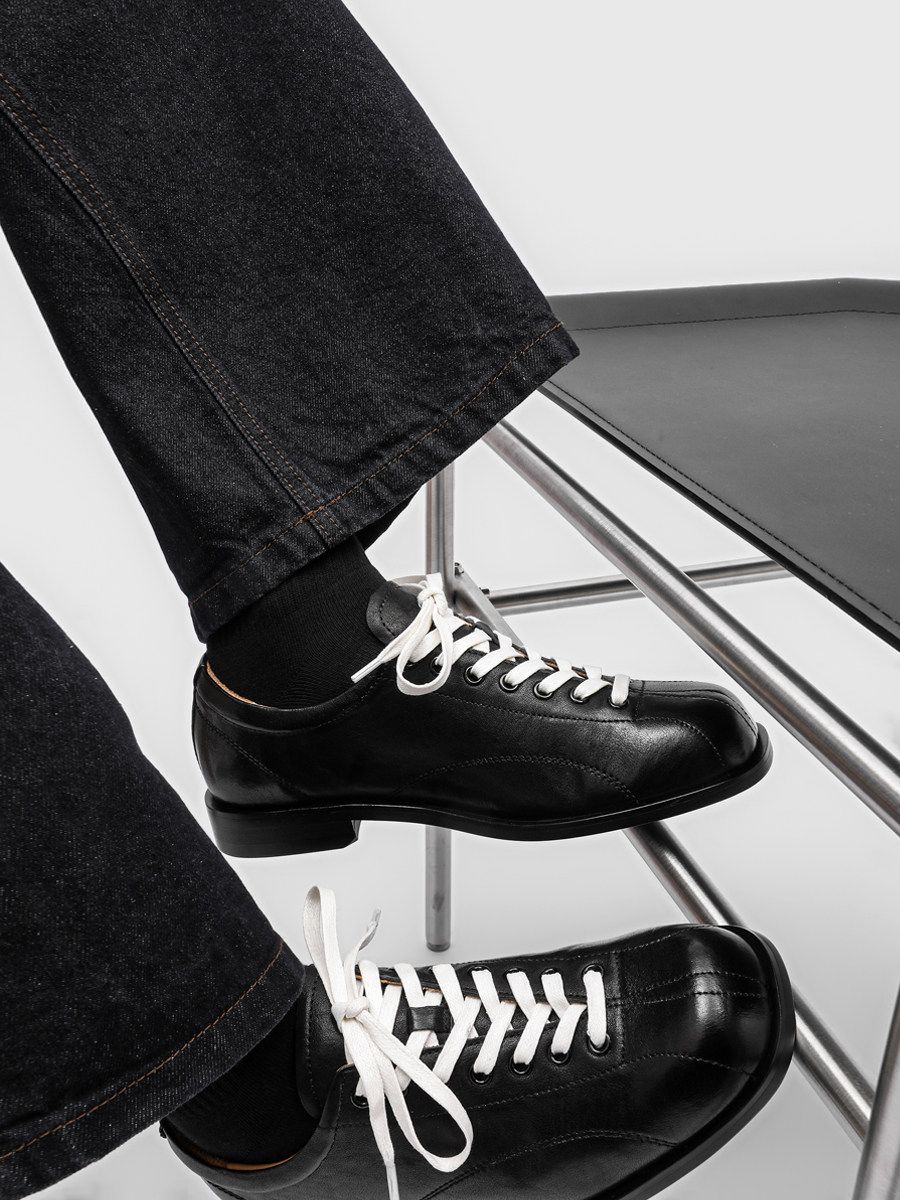 Leather Lace-Up Shoes - Image 5