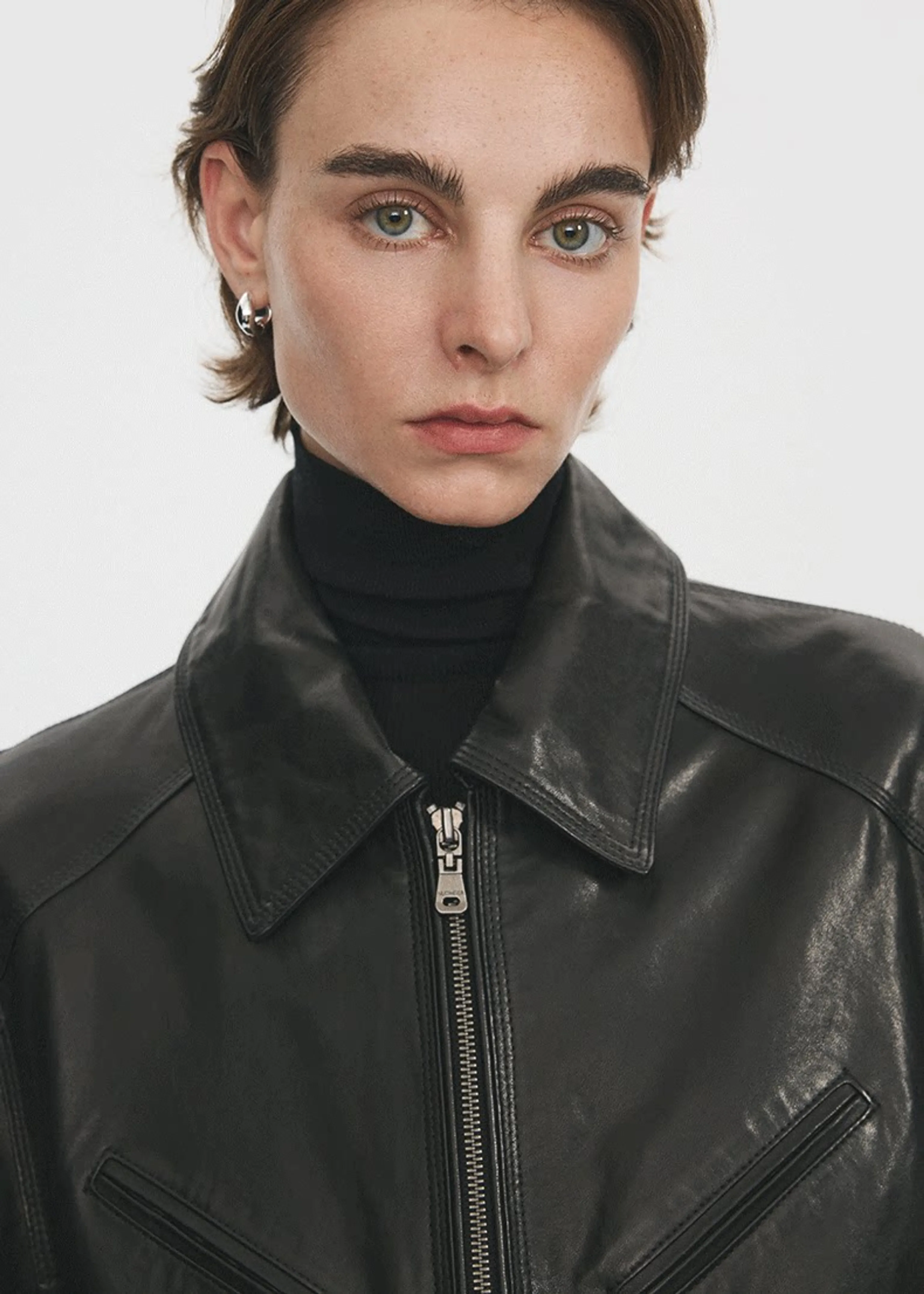 Leather-Look Zip Jacket - Image 6