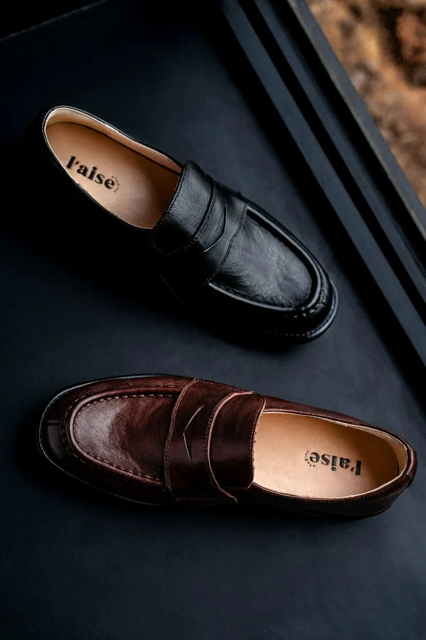 Leather Penny Loafers