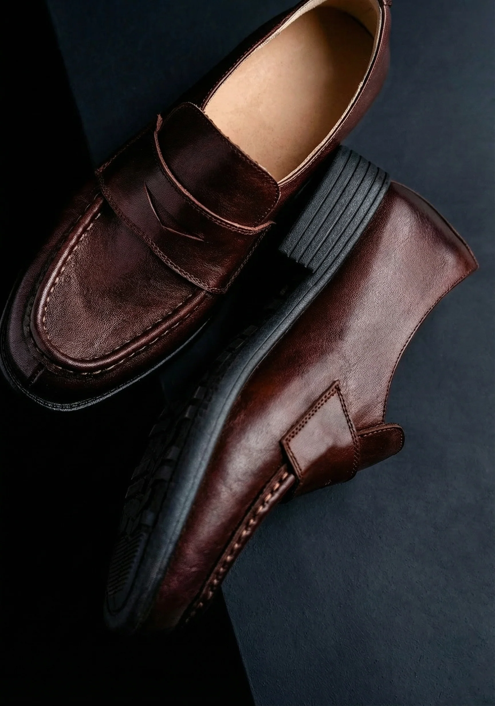 Leather Penny Loafers - Image 2