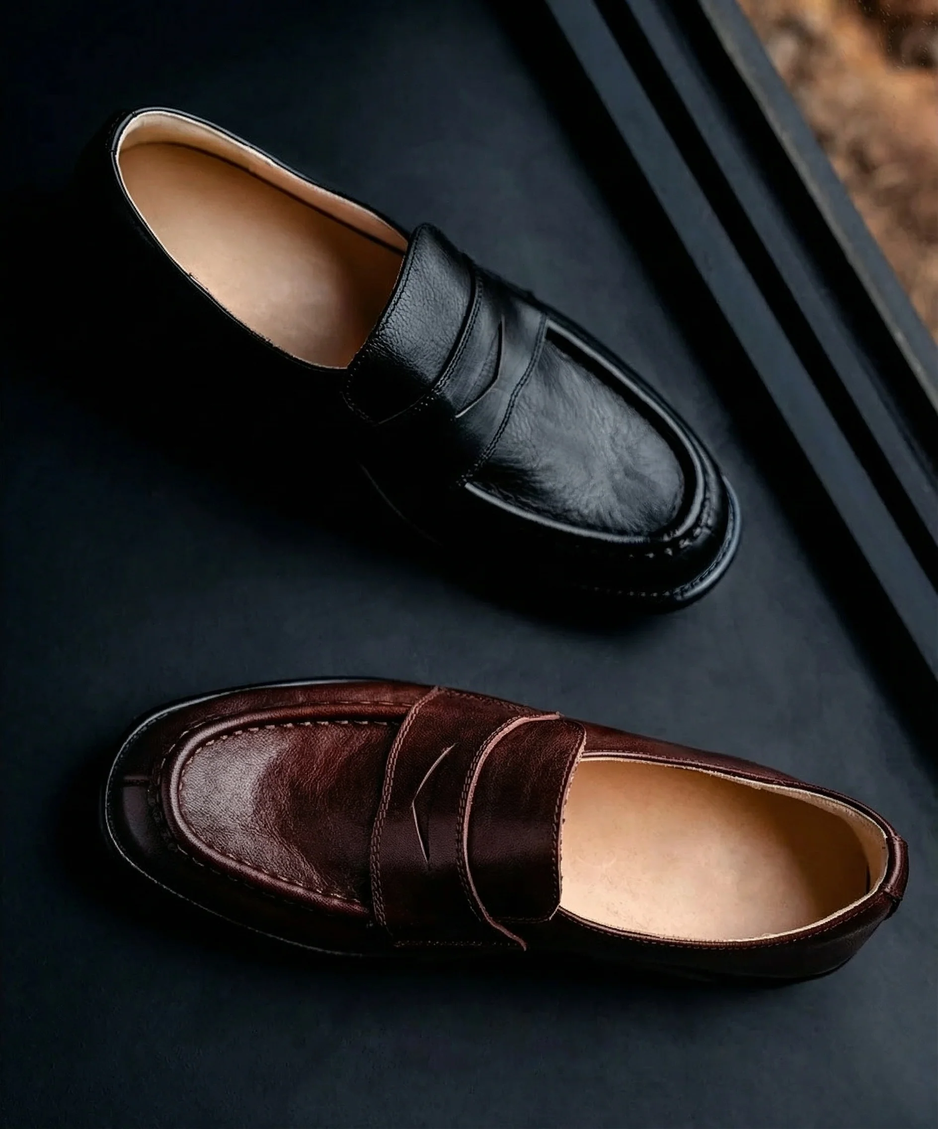 Leather Penny Loafers - Image 5