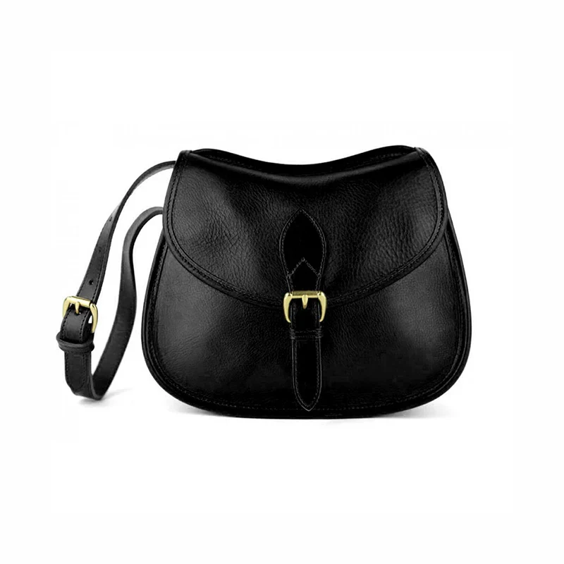 Leather Saddle Crossbody - Image 8