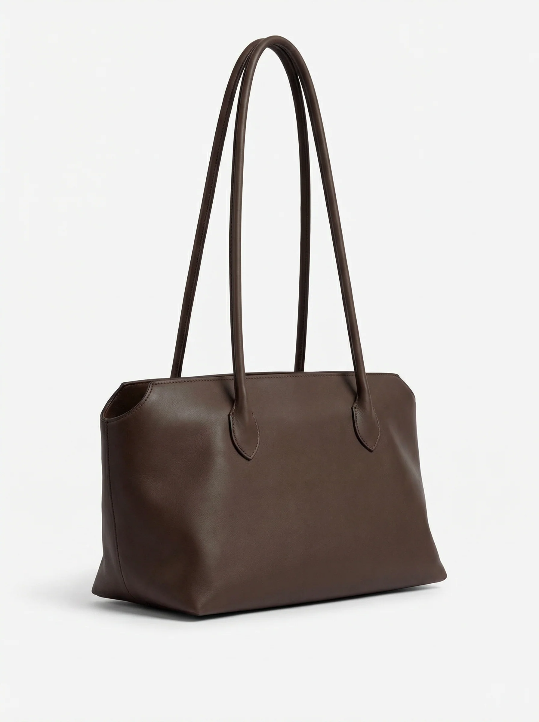 Leather Shoulder Tote - Image 2