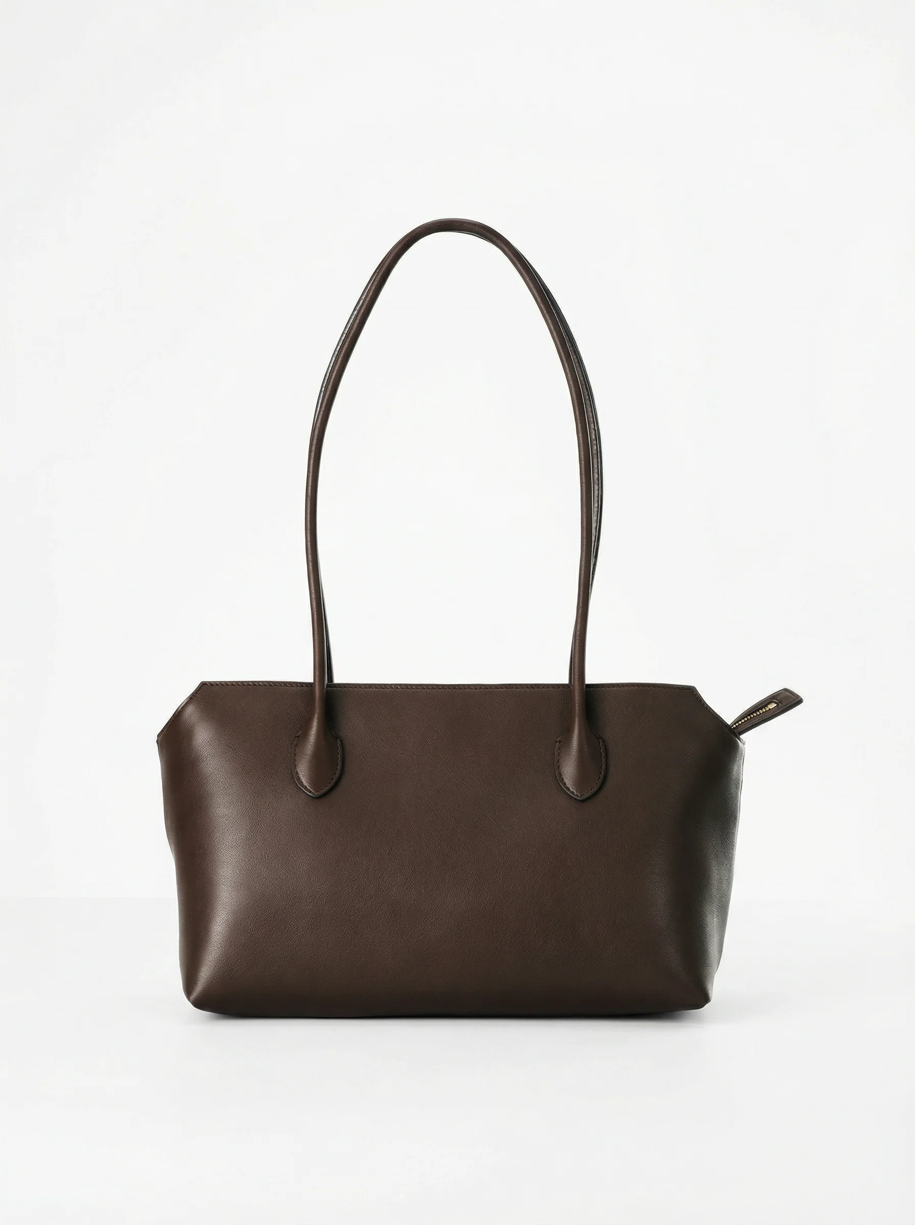 Leather Shoulder Tote - Image 6
