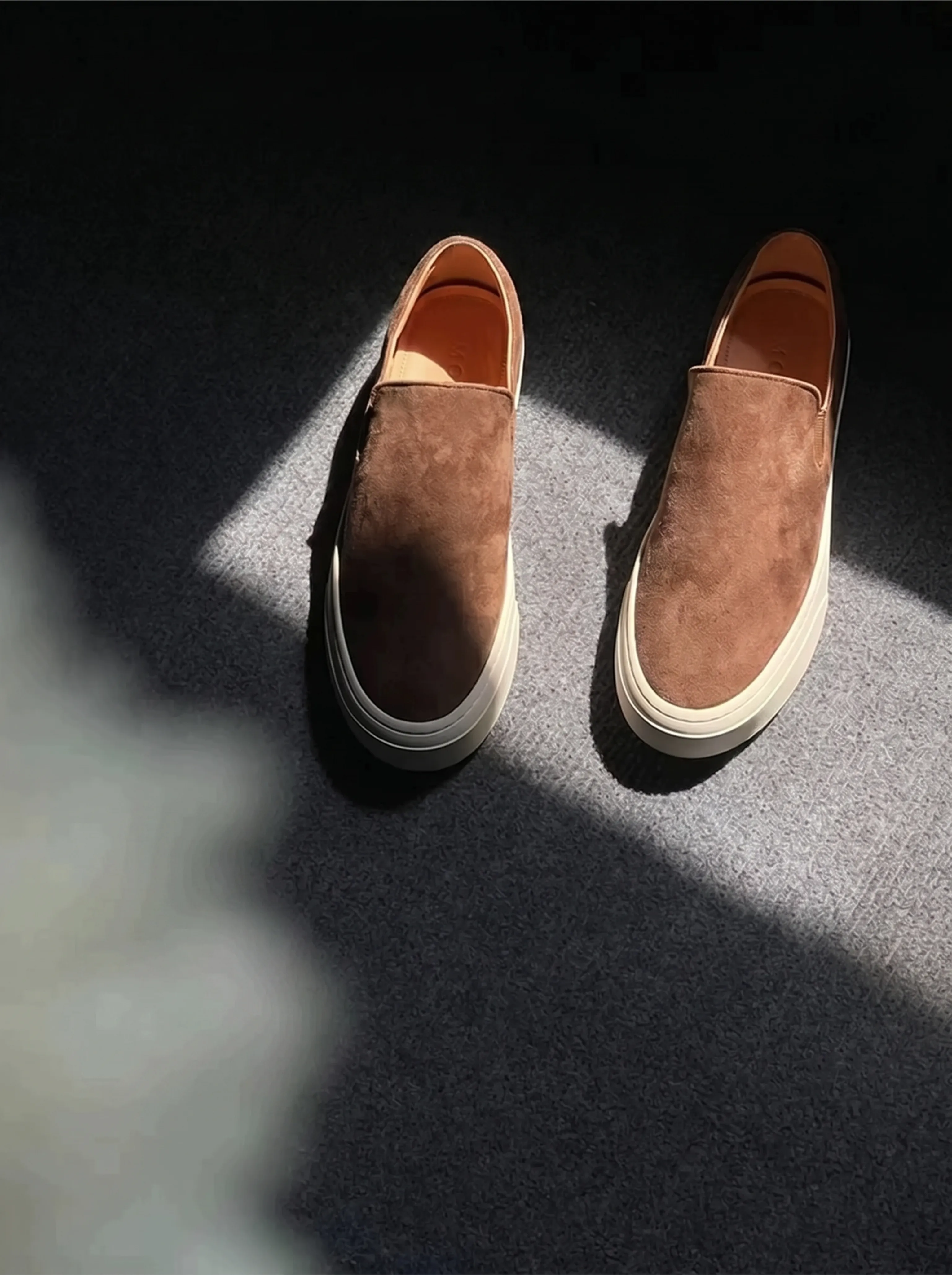 Leather Slip-On Platform Loafers - Image 6