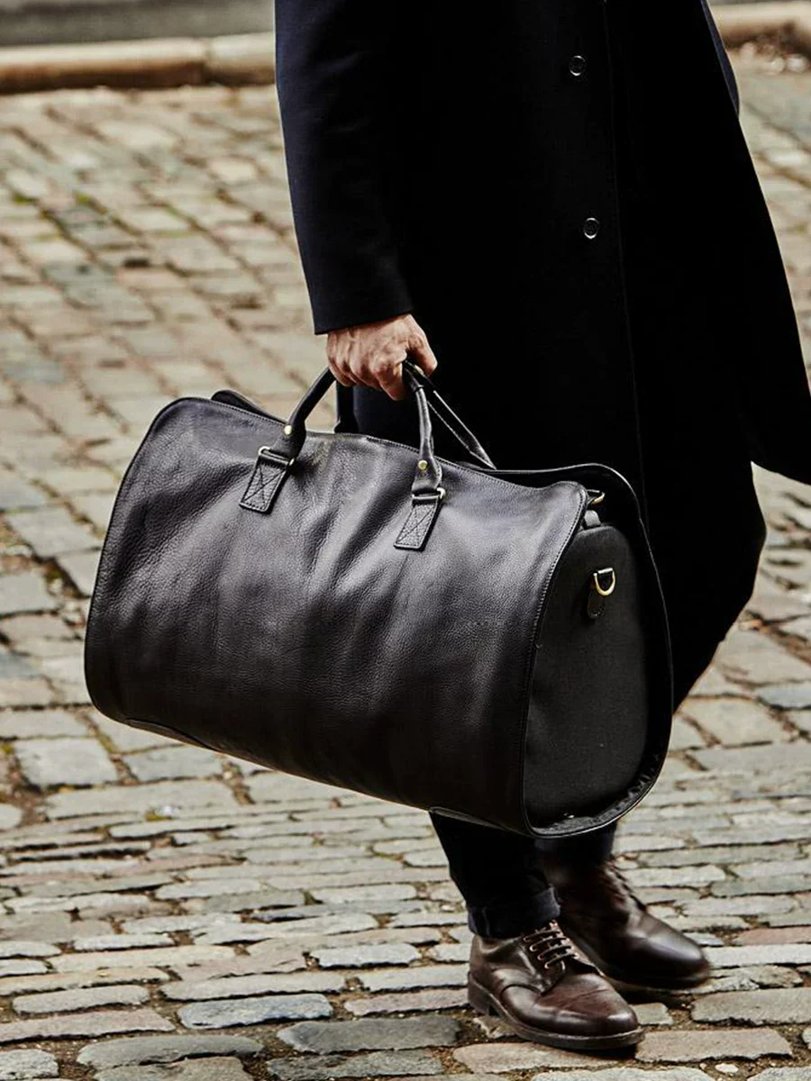 Leather Suit Carrier Duffel - Image 2