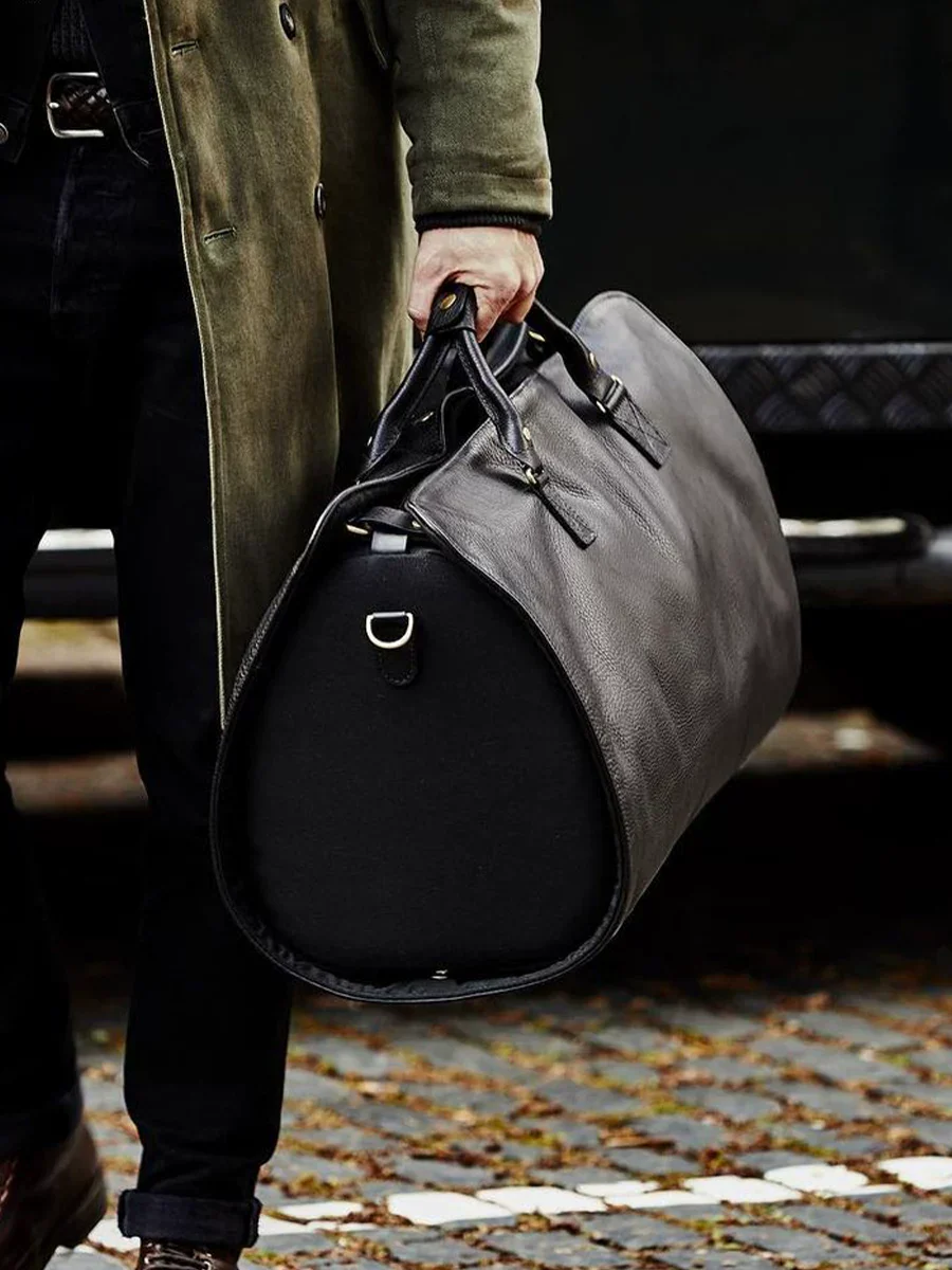 Leather Suit Carrier Duffel - Image 3
