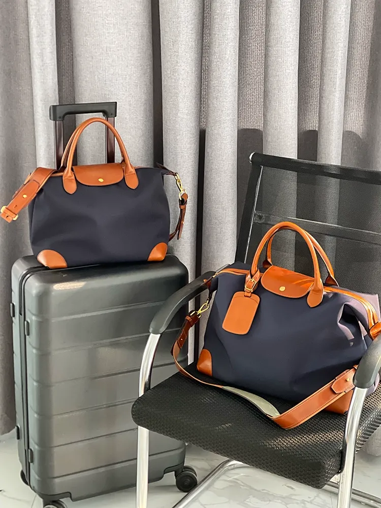 Leather-Trim Weekender Bag - Image 13