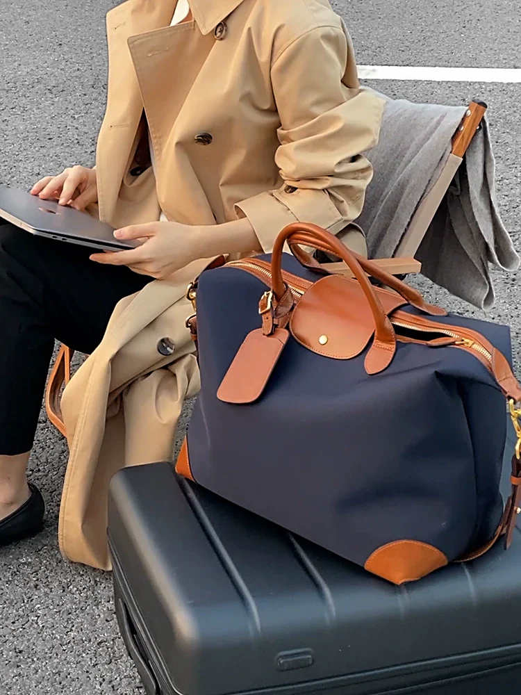 Leather-Trim Weekender Bag - Image 3