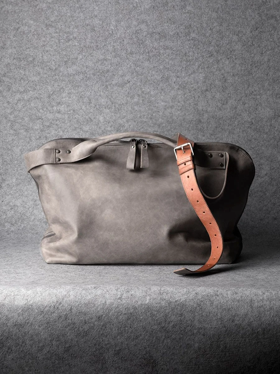 Leather Weekender Bag - Image 3