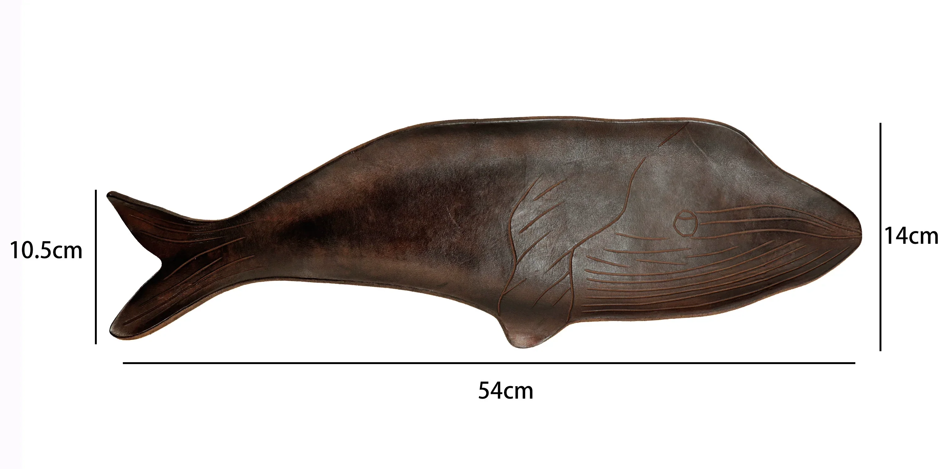 Leather Whale Valet Tray - Image 7