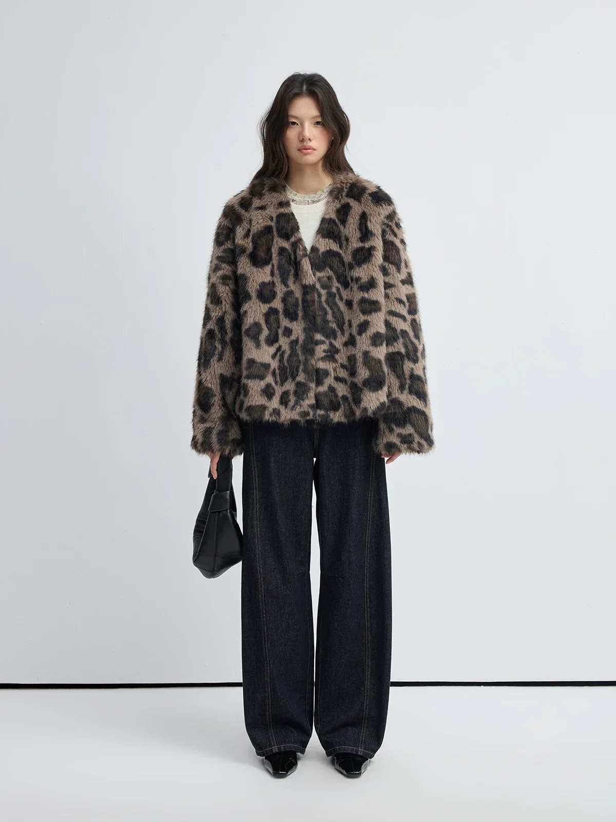 Leopard Faux-Fur Jacket - Image 2
