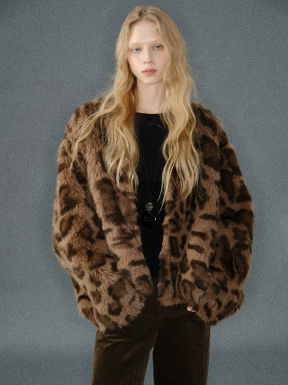 Leopard Faux-Fur Jacket - Image 5
