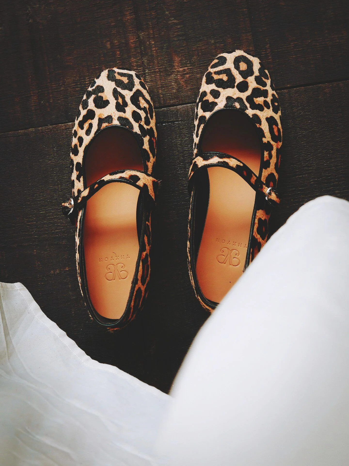 Leopard Mary Jane Flats - Image 3