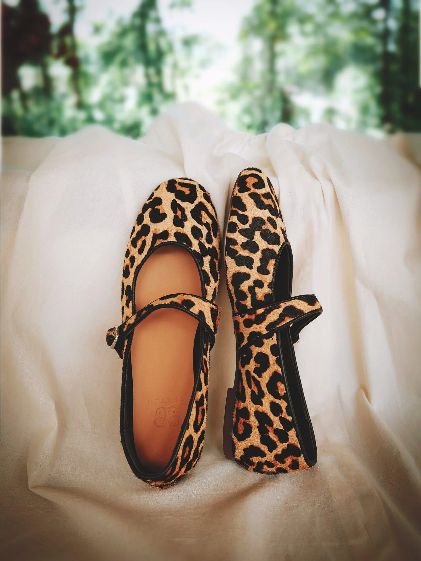 Leopard Mary Jane Flats - Image 4