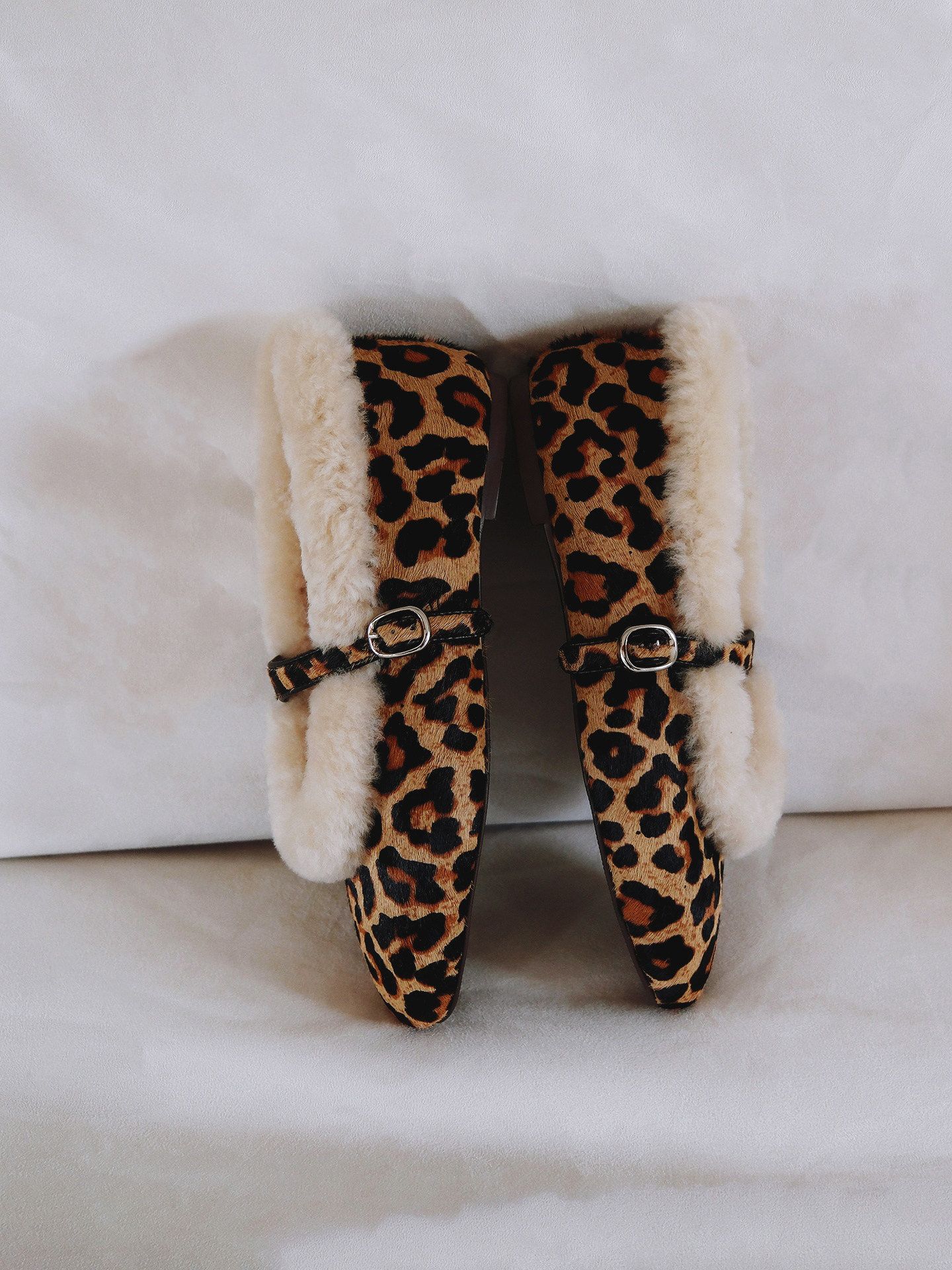 Leopard Mary Jane Flats - Image 2
