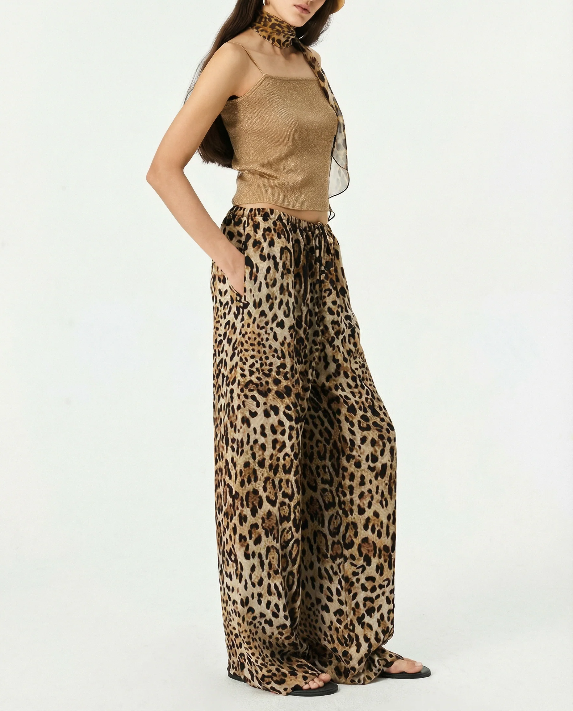 Leopard Midi Skirt - Image 5