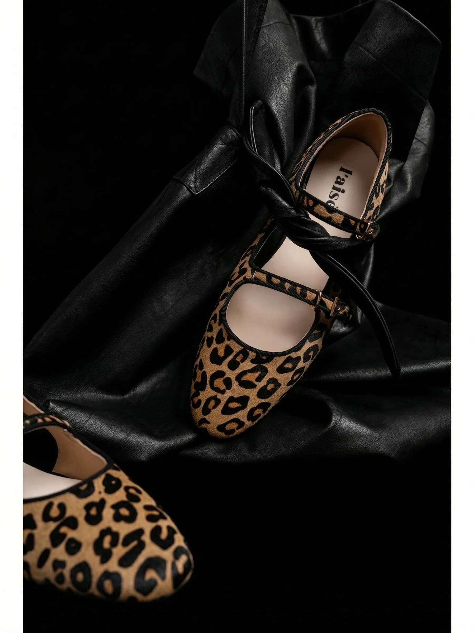 Leopard-Print Mary Jane Flats - Image 6