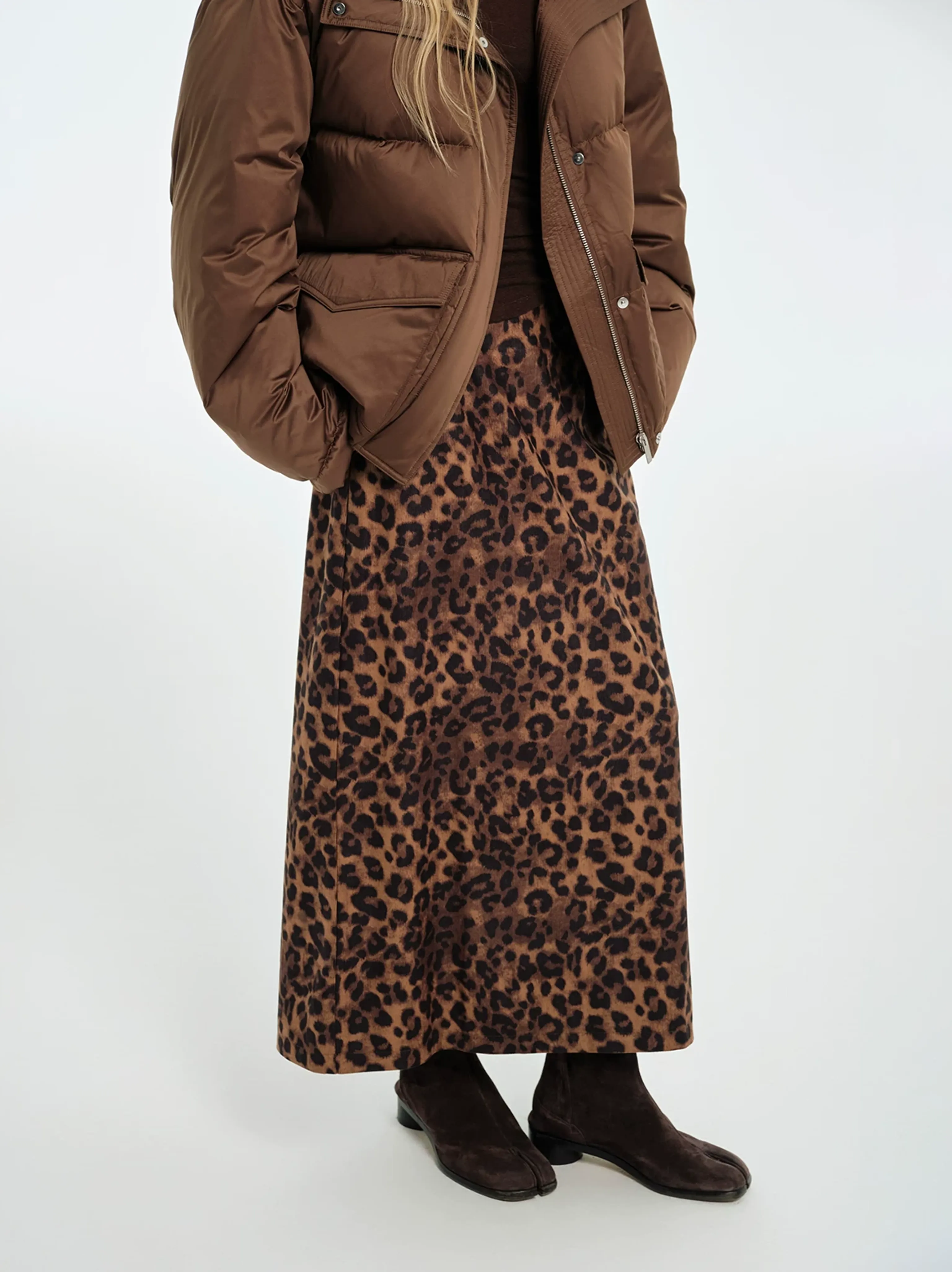 Leopard Print Maxi Skirt - Image 2