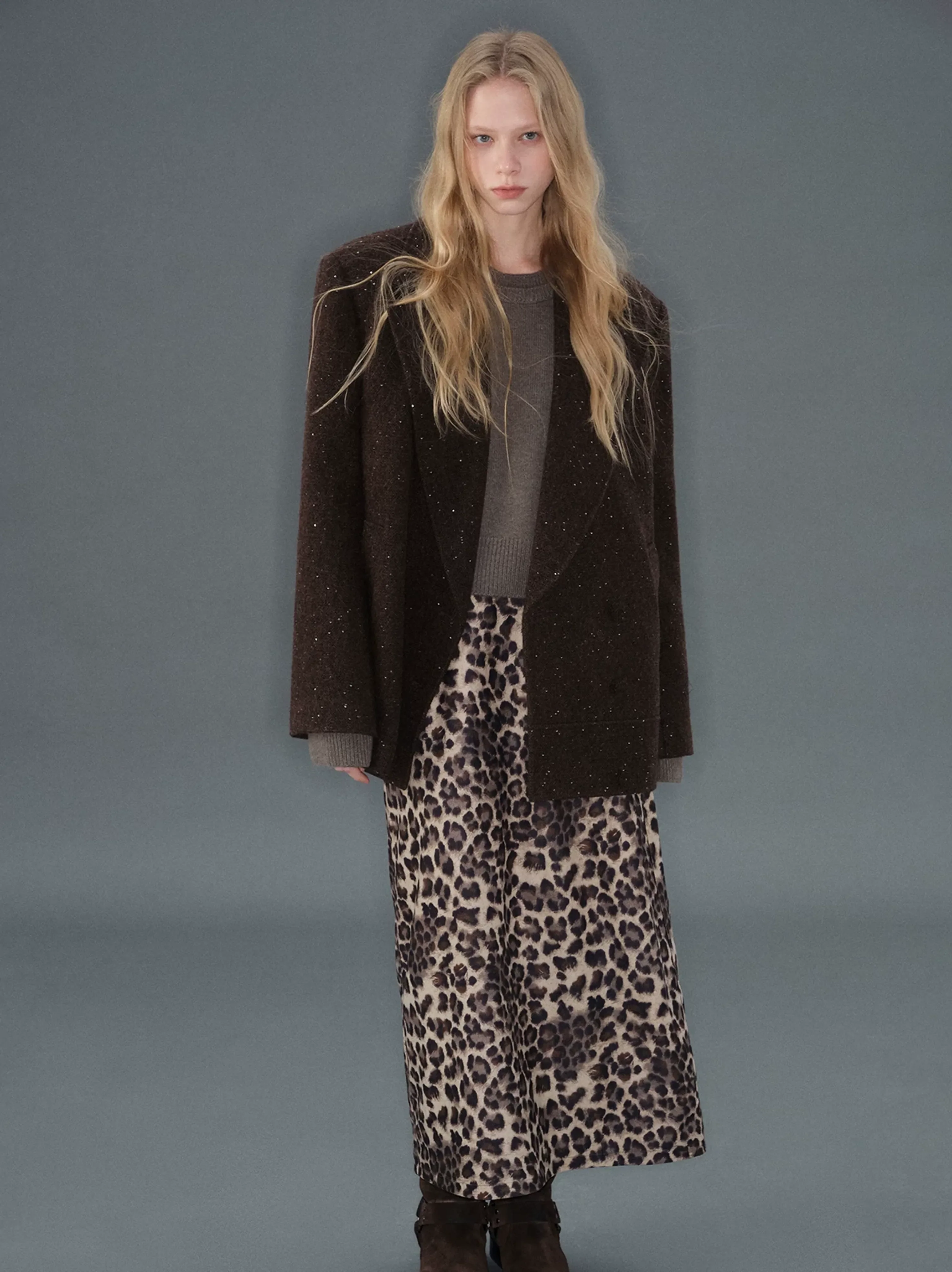 Leopard Print Maxi Skirt - Image 4