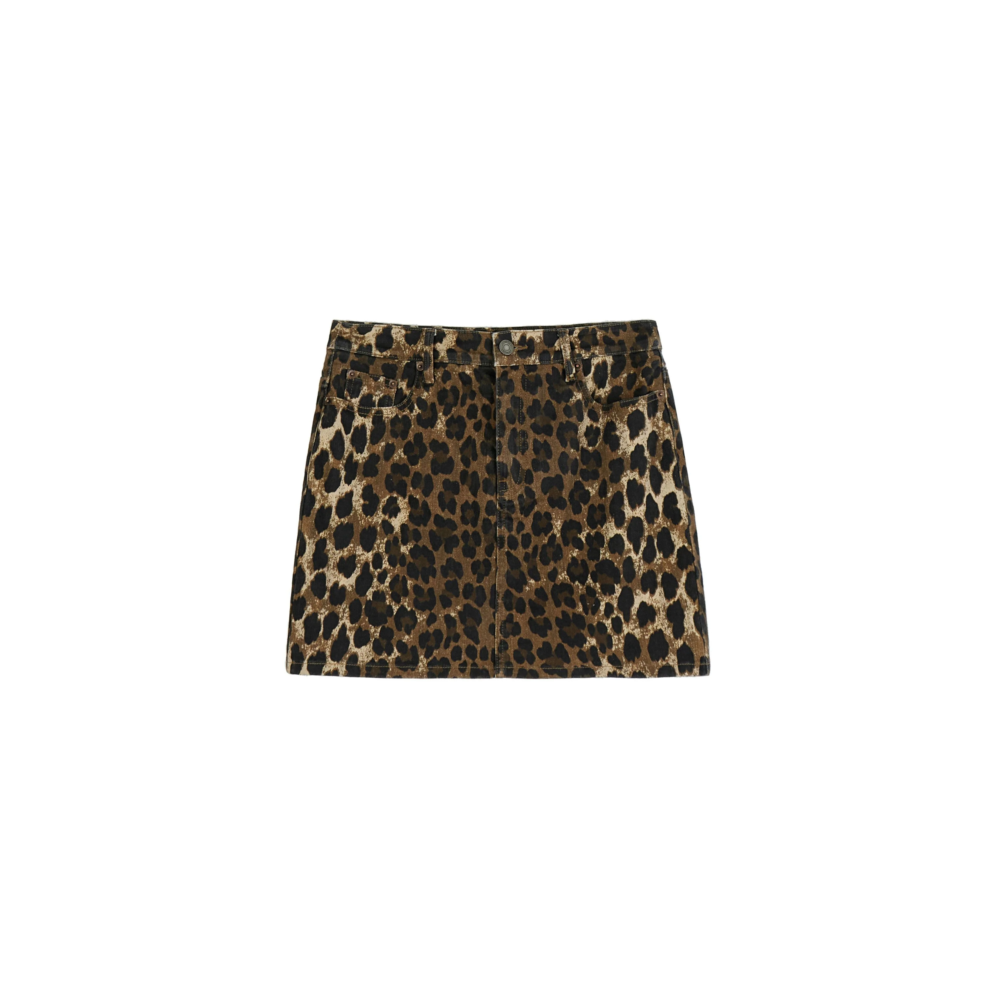 Leopard Wide-Leg Jeans - Image 2