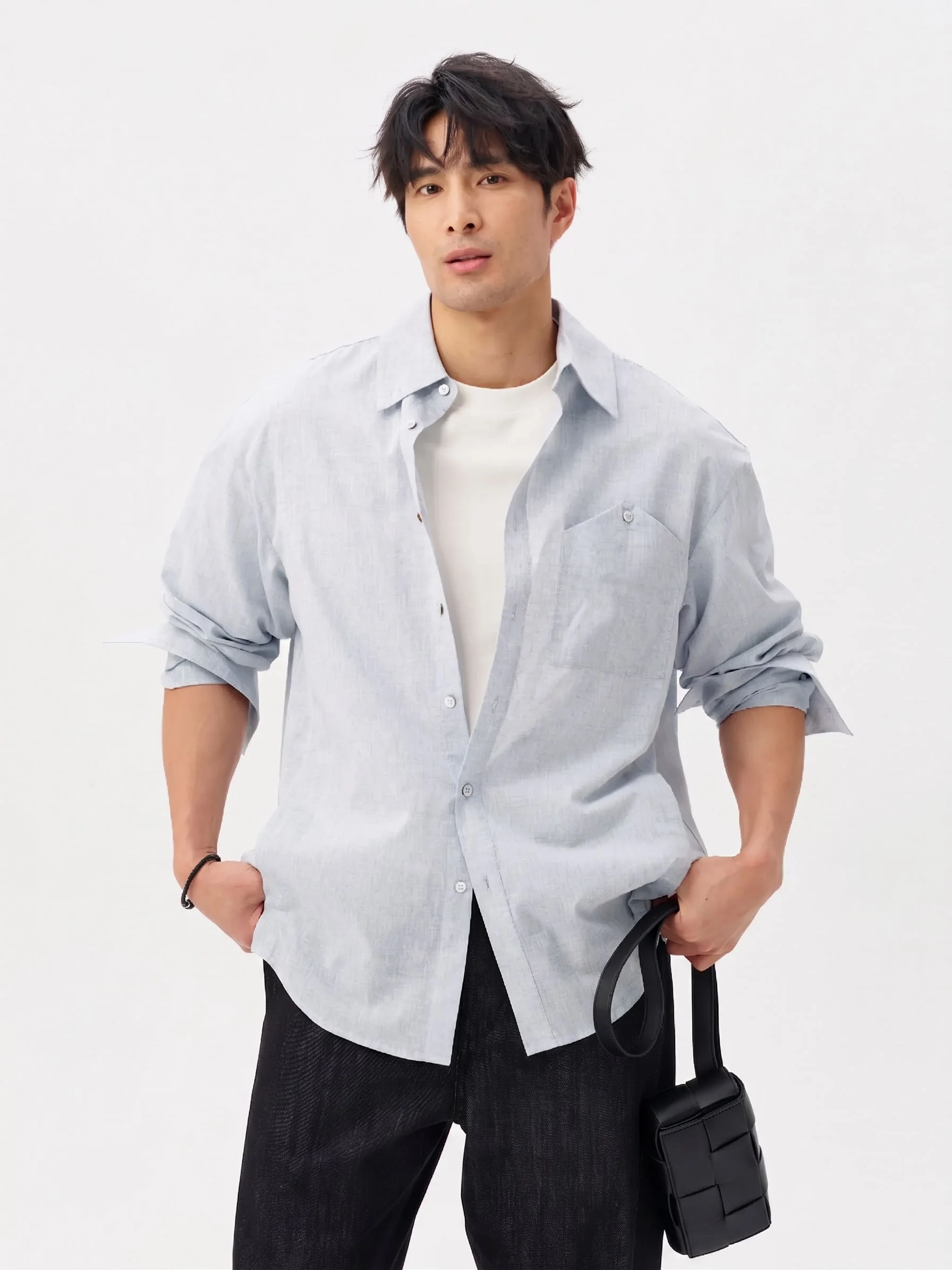 Light Blue Pocket Shirt - Image 6