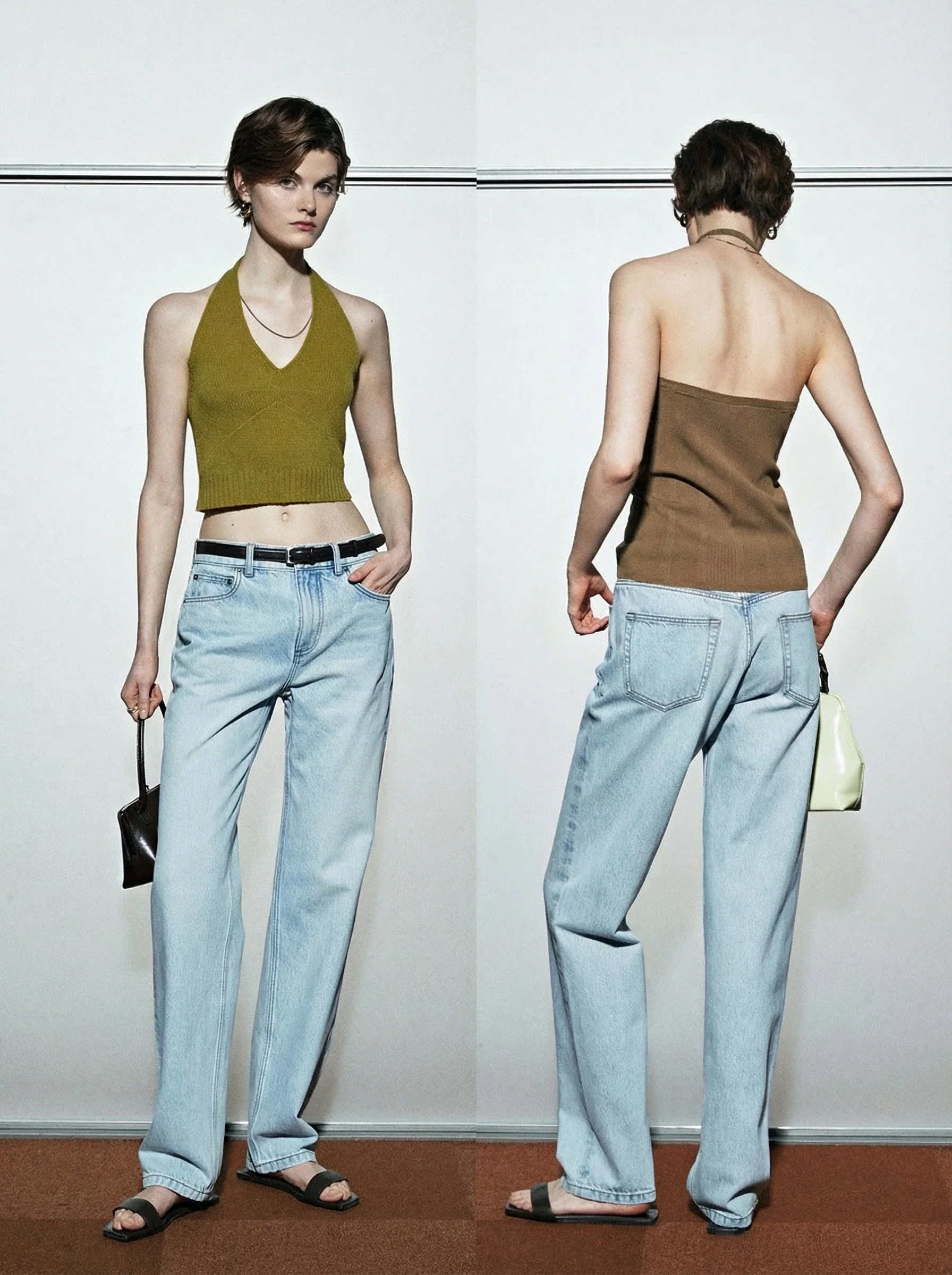Light Blue Straight Jeans - Image 3