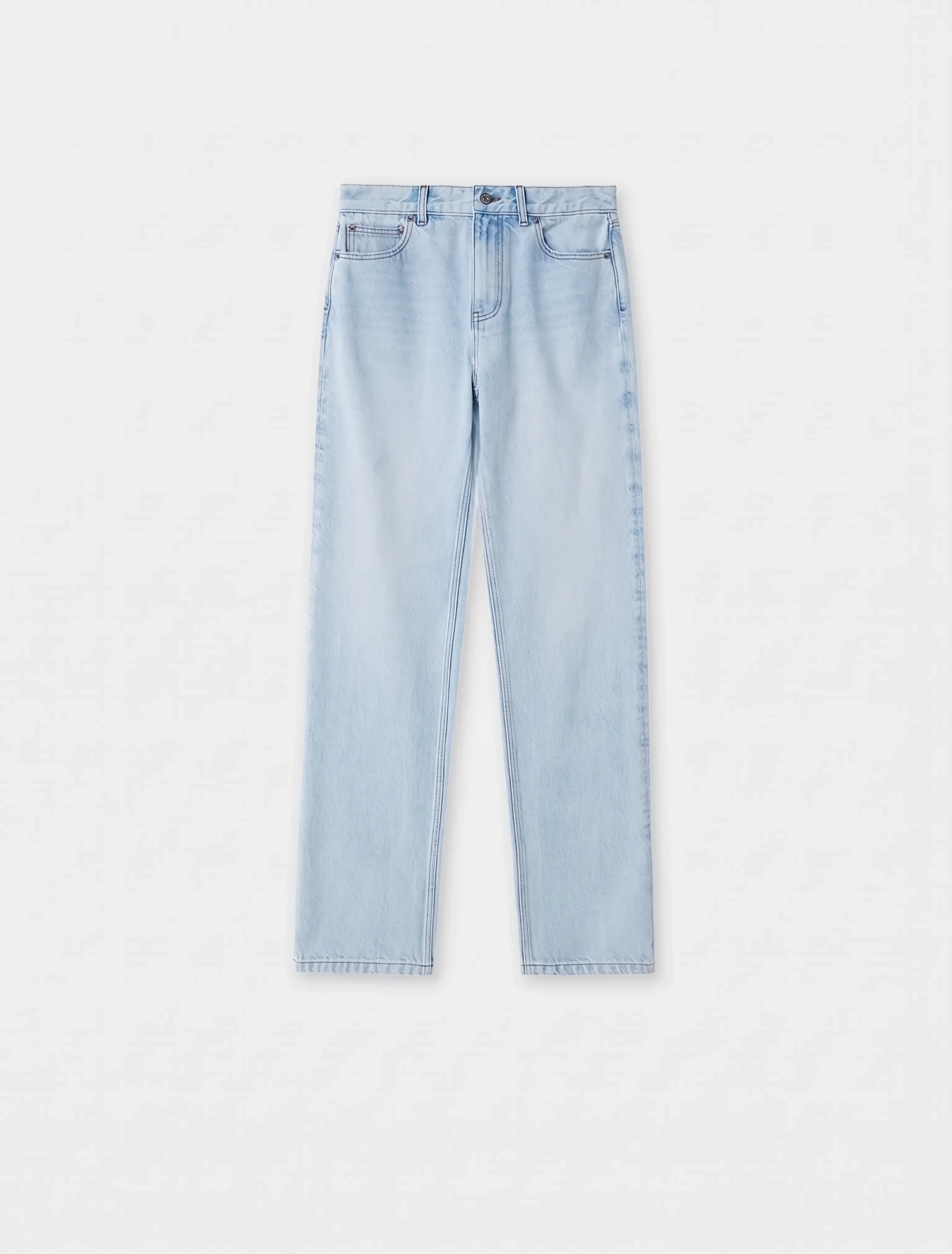 Light Blue Straight Jeans - Image 9