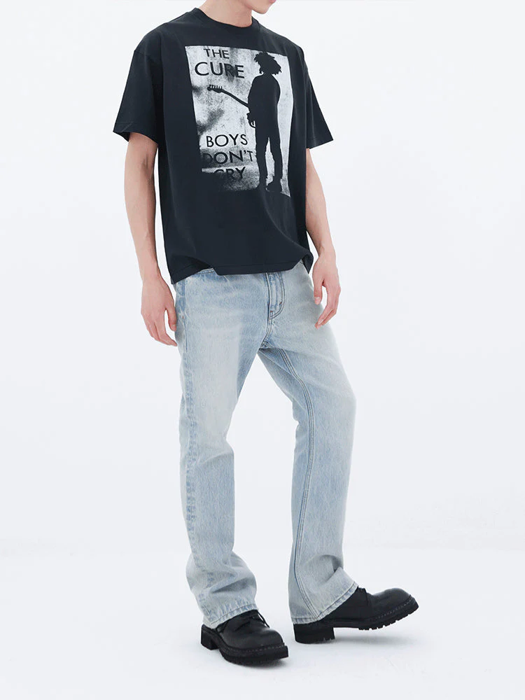 Light Wash Bootcut Jeans