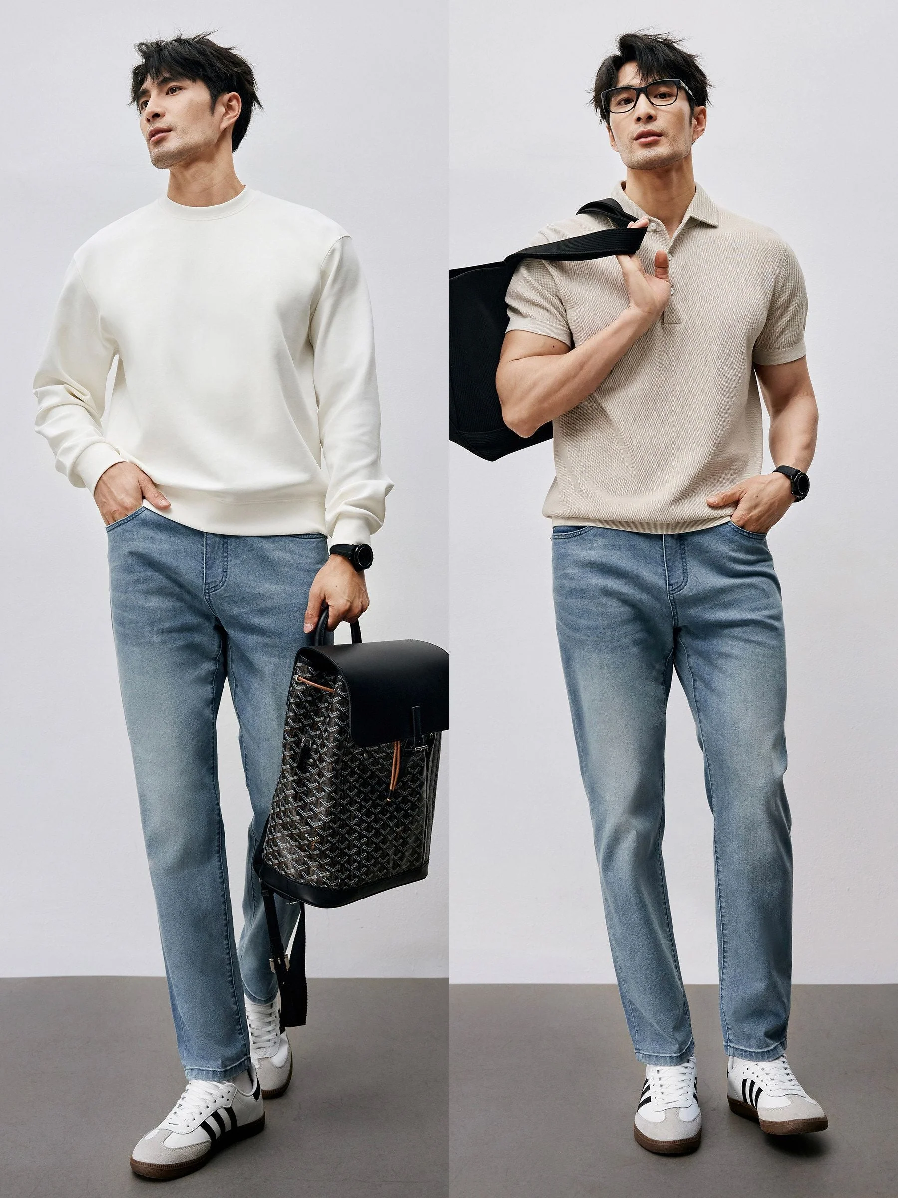 Light Wash Comfort Jeans - Image 2