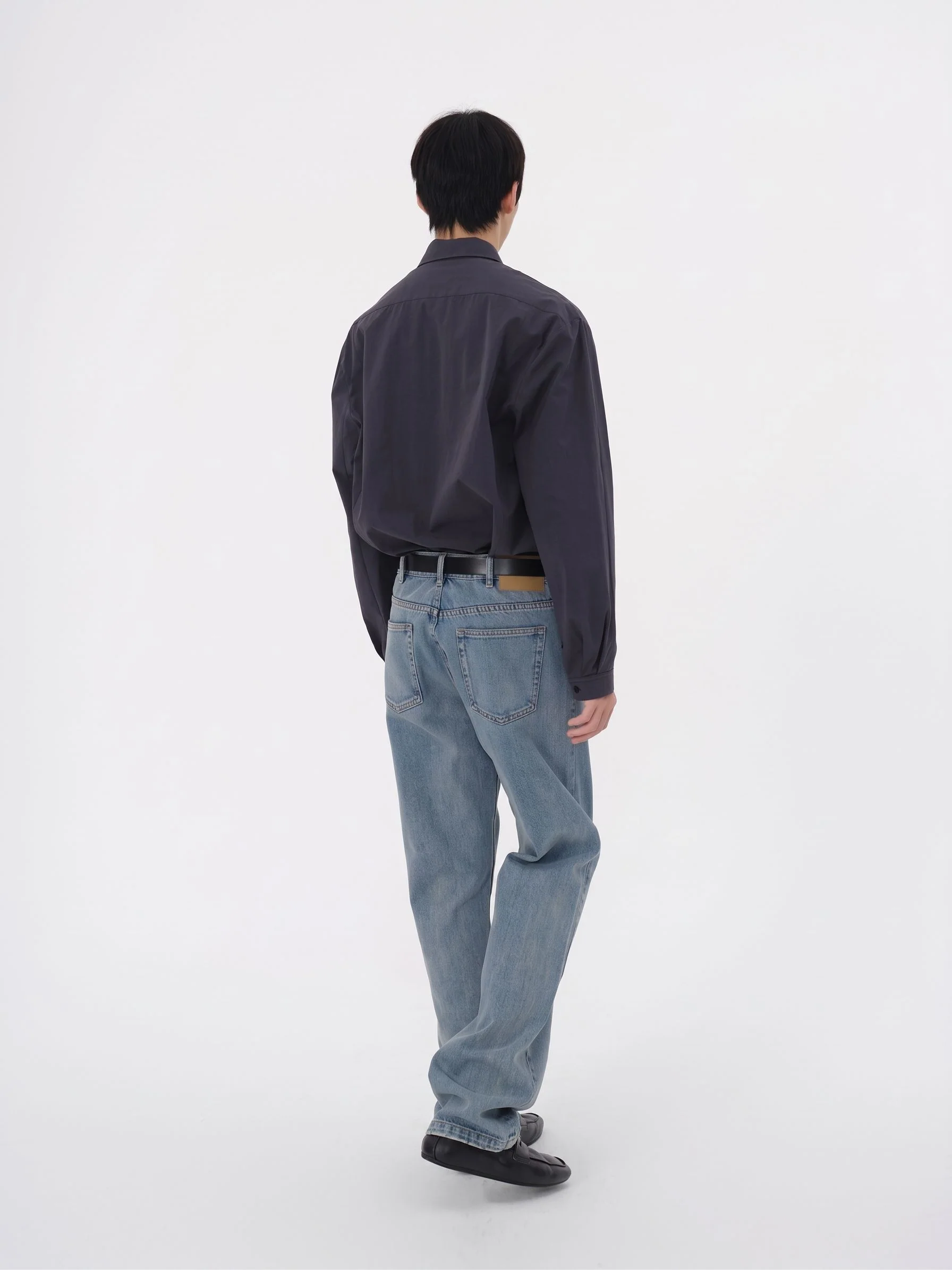 Light Wash Straight Jeans - Image 2