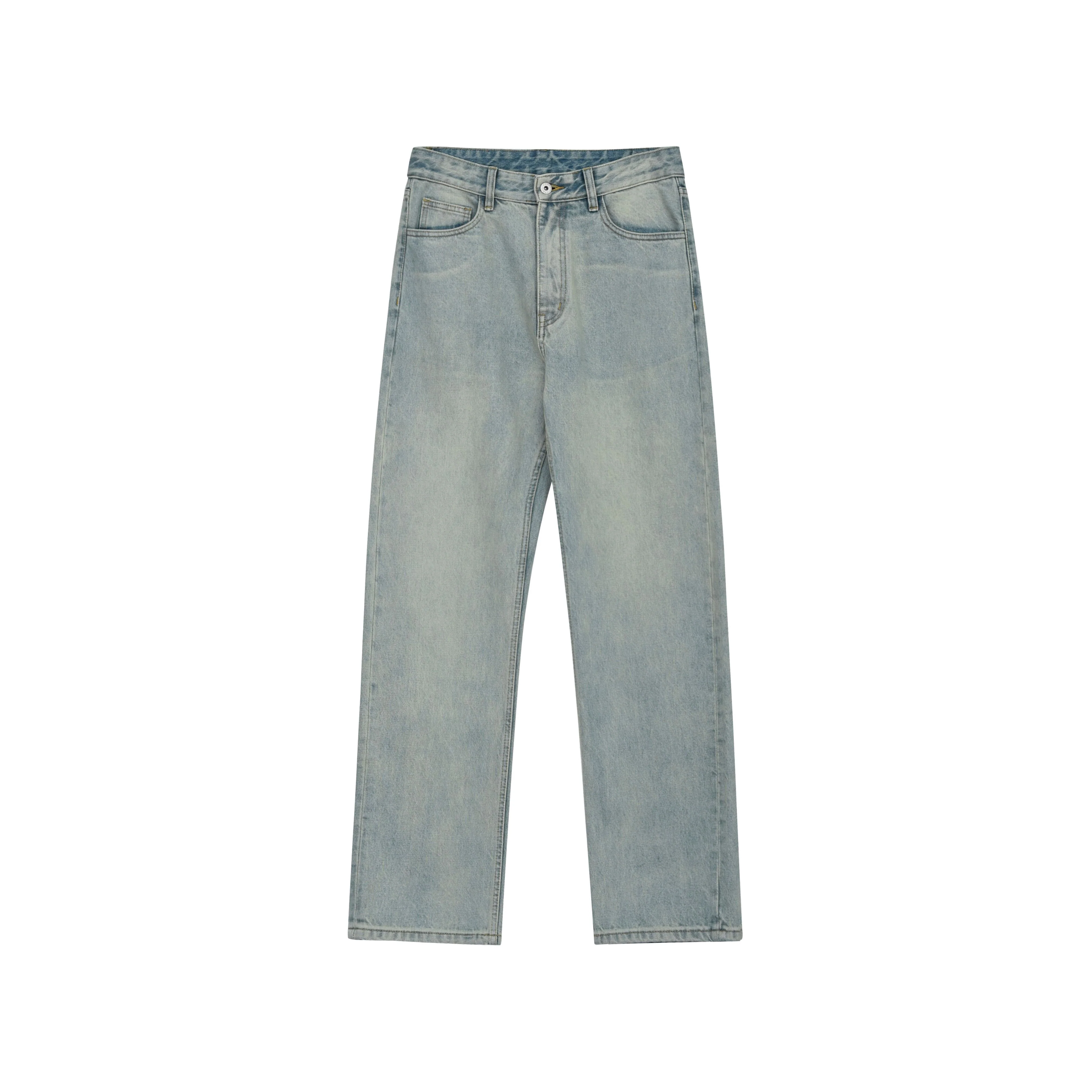 Light Wash Straight Jeans - Image 6