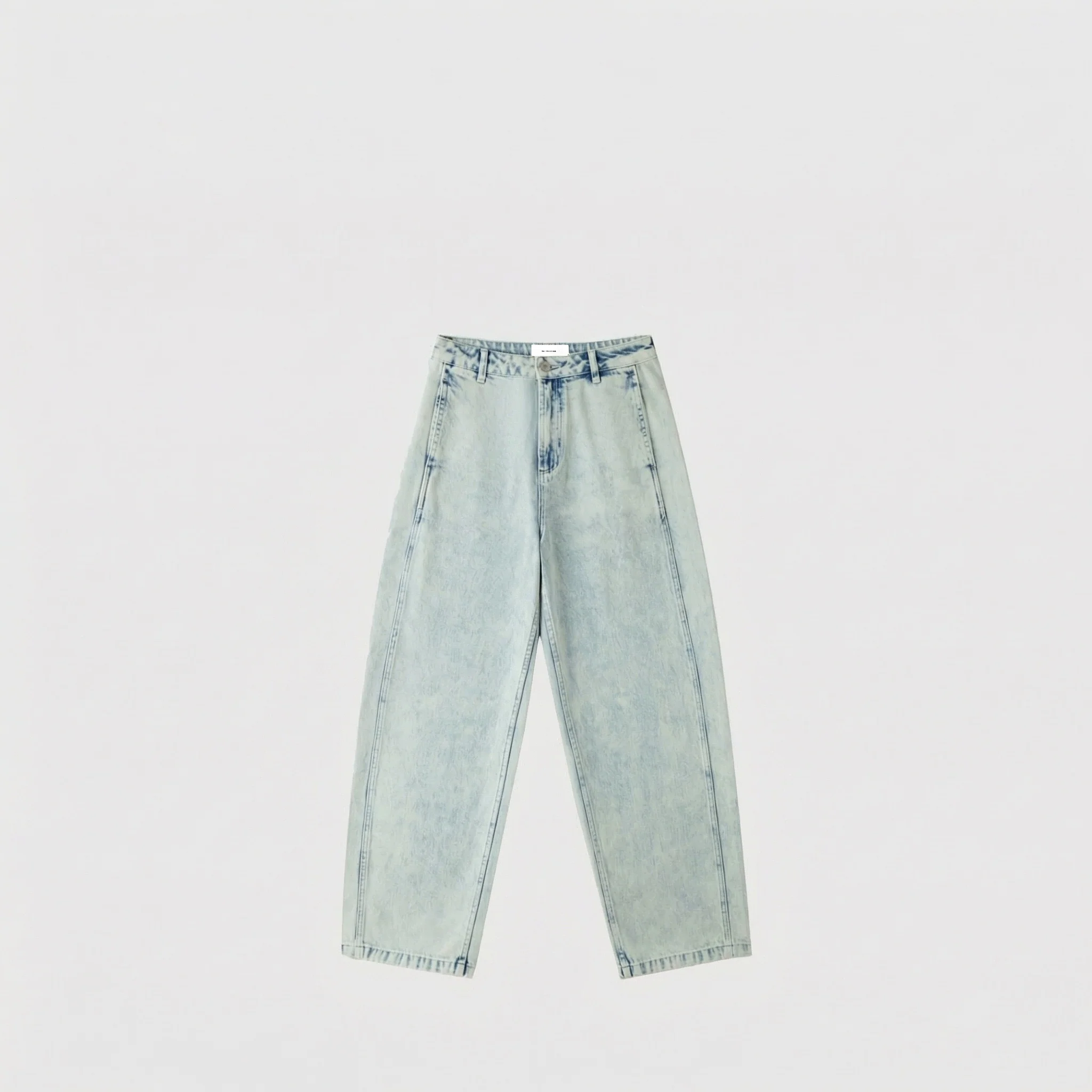 Light Wash Wide Jeans - Image 5