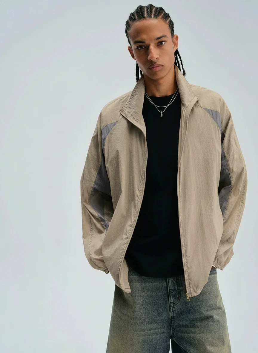 Lightweight Colorblock Sun Jacket