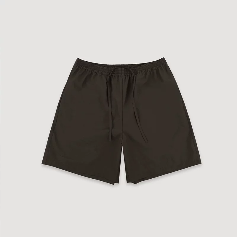 Lightweight Cotton-Blend Drawstring Shorts - Image 6