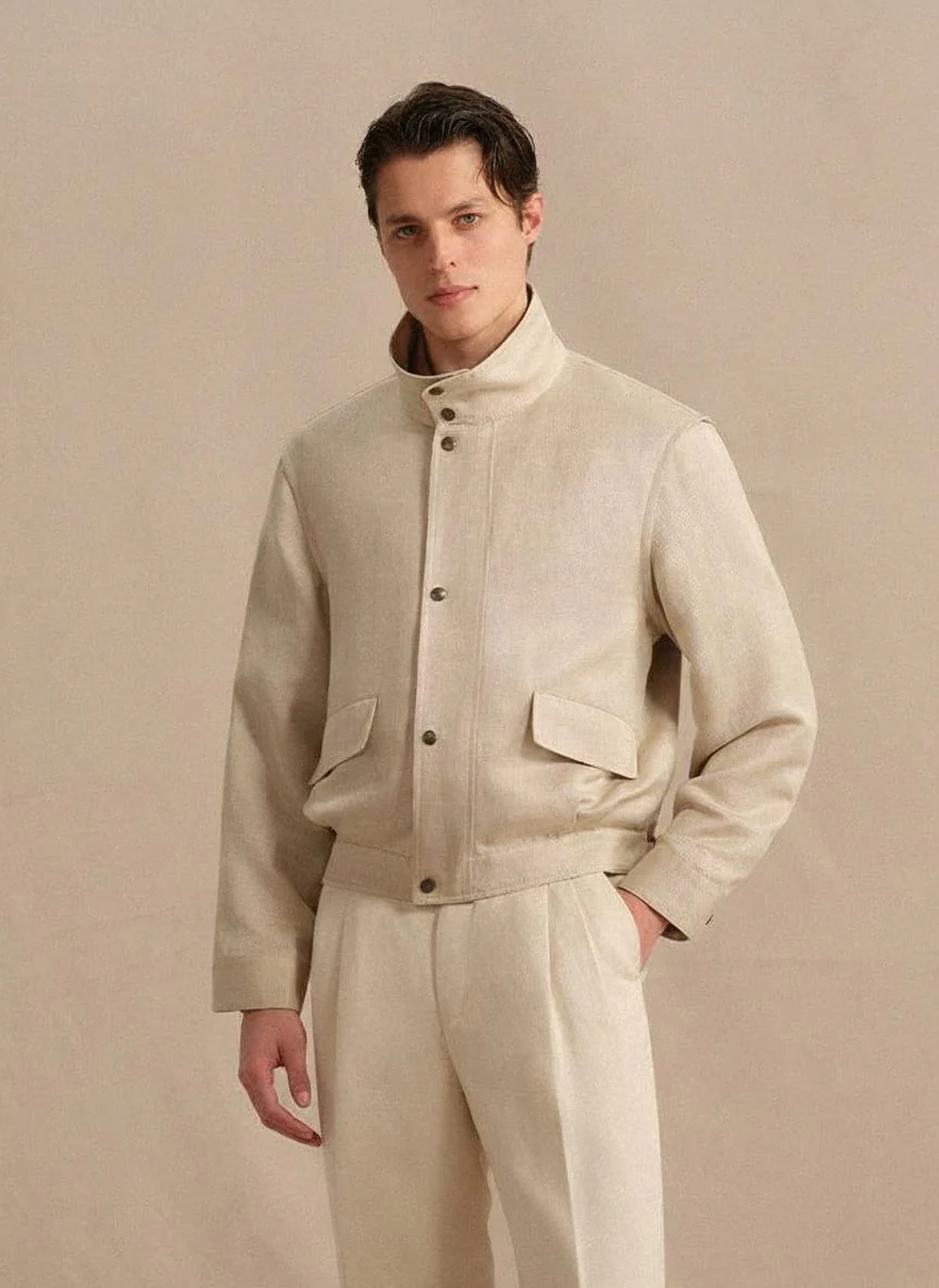 Lightweight Hemp Silk Jacket