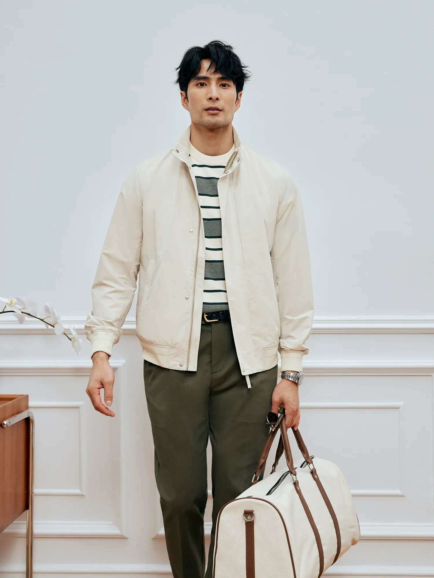 Lightweight Stand-Collar Zip Jacket - Image 2