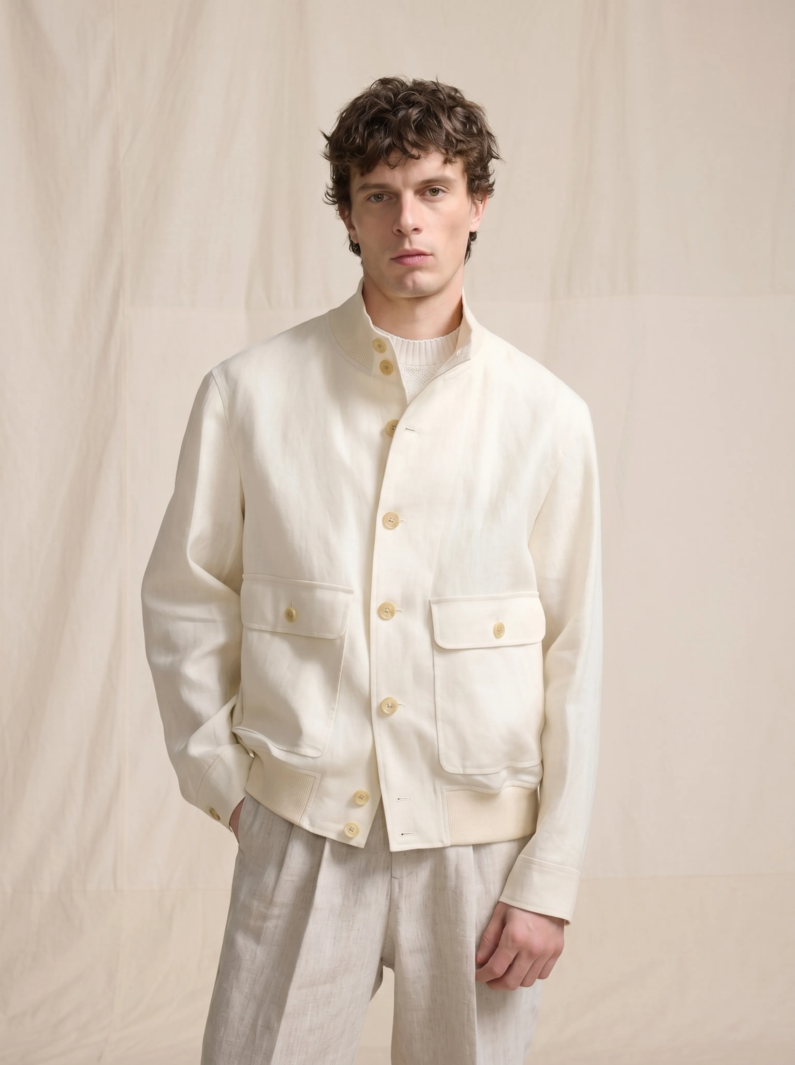 Linen A1 Jacket - Image 5