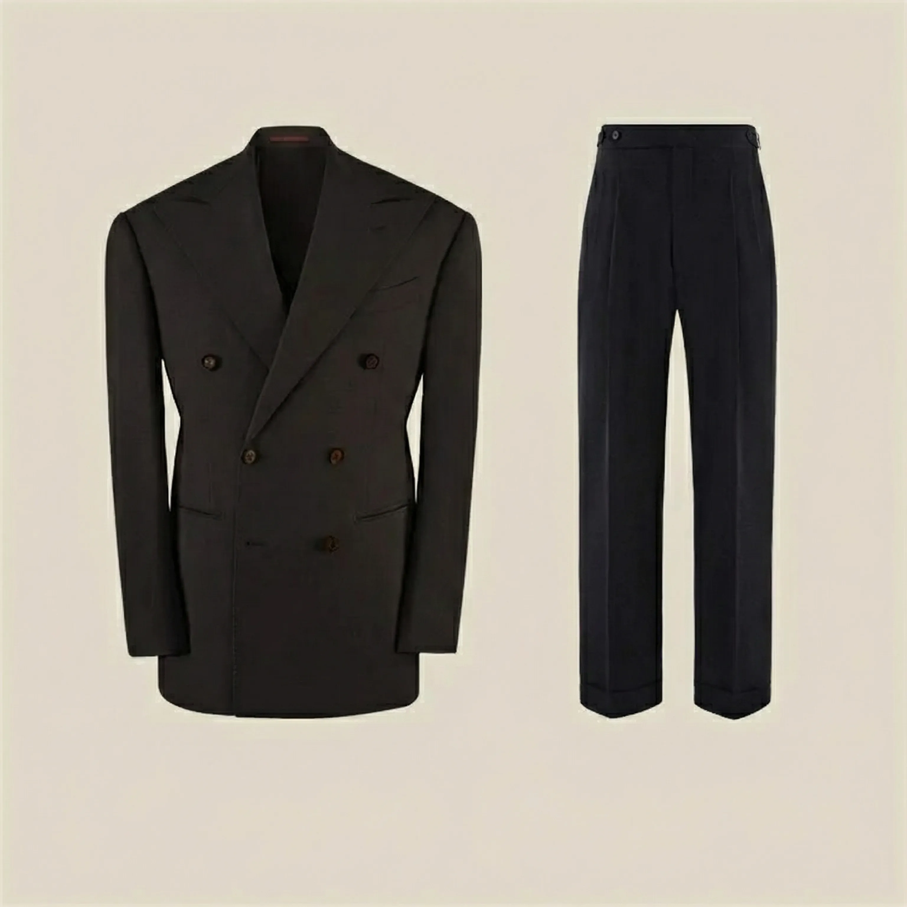 Linen-Blend Double-Breasted Suit - Image 10
